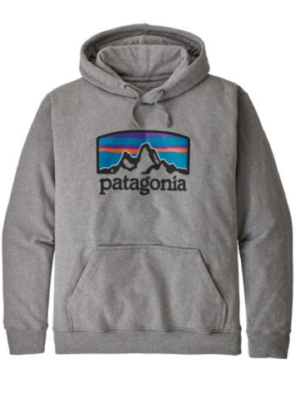 PATAGONIA Men's Fitz Roy Horizons Uprisal Hoody in Gravel Heather Size XL